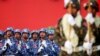 Anggota militer Myanmar menggelar parade untuk menandai Hari Angkatan Bersenjata ke-72 di Naypyidaw, Myanmar, pada 27 Maret 2017. (Foto: Reuters/Soe Zeya Tun)