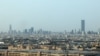 This picture taken on Aug. 1, 2023, shows a view of the skyline of Riyadh, Saudi Arabia.