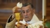 FILE - Maronite Patriarch Bechara Boutros al-Rai celebrates mass in Beirut, Lebanon, Aug. 3, 2023.