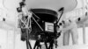 FILE - In this Aug. 4, 1977, photo provided by NASA, the 'Sounds of Earth' record is mounted on the Voyager 2 spacecraft in the Safe-1 Building at the Kennedy Space Center, Fla.