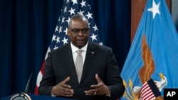 AQSh Mudofaa vaziri Lloyd Ostin, Pentagon, Virjiniya shtati, 23-may, 2022 