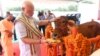 Sigir so'yib, aybni musulmonlarga to'nkashga uringan o'ng qanot hindu faollari hibsga olindi