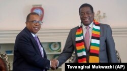 VaMnangagwa vachisangana nemumiriri weAmerica, VaBrian Nichols