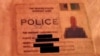 Nigerian police like Malo, whose ID badge is shown here, complain that the government is to blame for failures in the fight against Boko Haram. (Courtesy VOA Hausa Svc) 