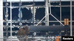 Aeroporto de Zaventem depois dos atentados