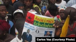 Manifestação, Bissau. 