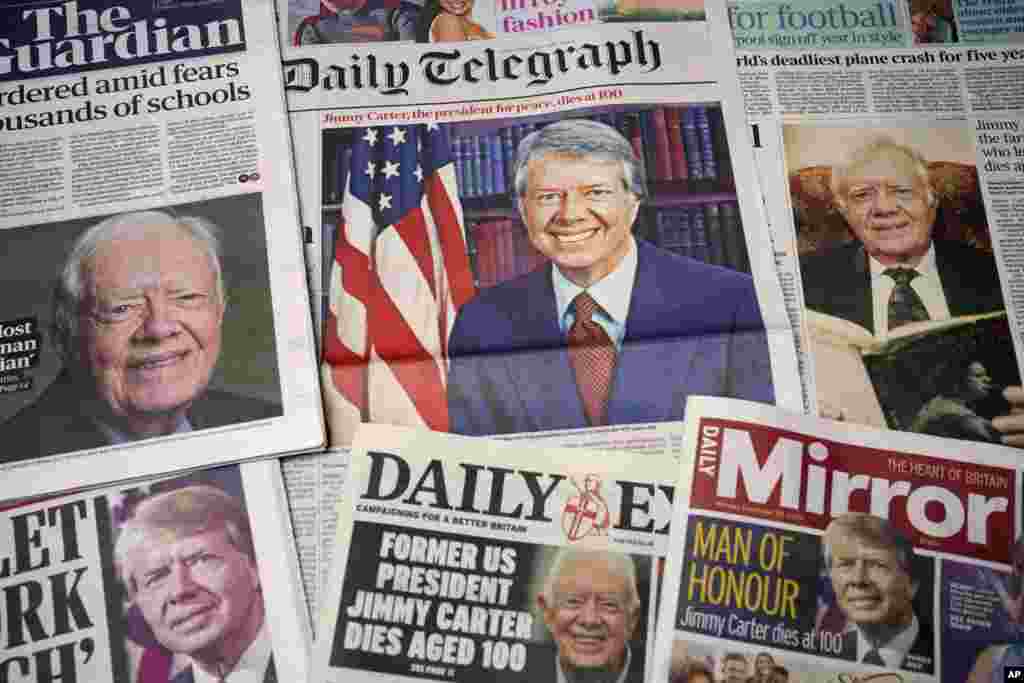Britaniya matbuotida Karter o&#39;limiga doir xabar