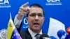 En esta foto de archivo del seis de junio del 2018, el ministro de Relaciones Exteriores de Venezuela, Jorge Arreaza, durante una conferencia de prensa en la Organización de los Estados Americanos (OEA). 