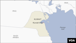 Map of Kuwait
