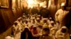 Christian worshippers from Nigeria pray at the Church of Nativity in the West Bank town of Bethlehem on Christmas Eve, Dec. 24, 2013. 