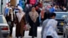 Women shop in the souq (market) of the old city in Tripoli February 13, 2012. 