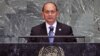 Burma's President Thein Sein addresses the 67th United Nations General Assembly at U.N. Headquarters in New York, September 27, 2012. 
