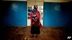 A victim of a mass rape campaign in the town of Fizi, Democratic Republic of Congo on Sunday, Feb. 20, 2011 in Fizi, Congo. She was among nearly 50 women who were raped by Congolese soldiers on January 1, 2011. 