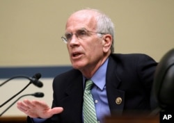 FILE - Rep. Peter Welch, D-Vt., pictured on Capitol Hill in March 2015, says the malware discovery by a Vermont electric utility further proved that Russian computer hacking has been "systematic, relentless and predatory."