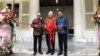 Dubes AS untuk Indonesia Joseph R Donovan bersama Wamenlu RI Mahendra Siregar dan Gubernur DKI Jakarta, Anies Baswedan meresmikan The Heritage Building atau Gedung Sjahrir yang berada di Kompleks Kedubes AS, Jakarta, Kamis, 23 Januari 2020. (Foto: VOA/Ghita)