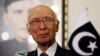 FILE - Adviser to Pakistan's Prime Minister on National Security and Foreign Affairs Sartaj Aziz listens to a question during a news conference with Iranian Foreign Minister Javad Zarif at the Foreign Ministry in Islamabad, April 8, 2015. 