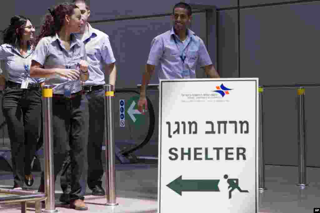 Tel-Aviv aeroporti, Isroil.