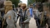 In this picture taken on January 28, 2013, Chadian soldiers patrol the streets of Gao, northern Mali.