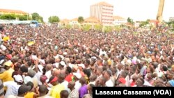 Manifestação do PAIGC em Bissau. 17 Agosto 2015 Guiné-bissau