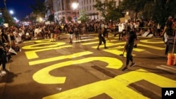 Manifestações em Washington