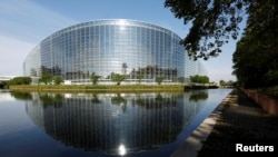Sede del Parlamento Europeo en Estrasburgo, Francia.